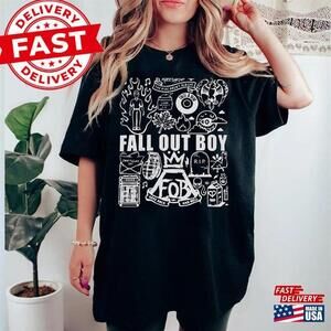 The Kid Arent Right Fall Out Boy Doodles Shirt Concert T-Shirt